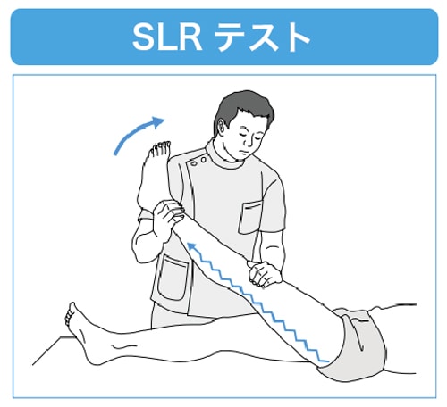 腰の疾患の検査「SLRテスト」